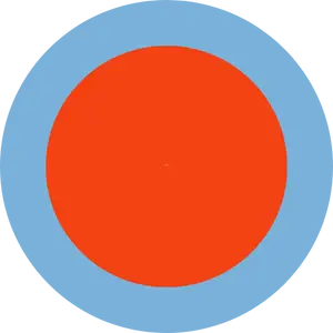 Interlocking blue and orange ring symbolising connection and value