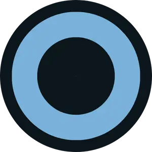 Interlocking black and blue rings symbolising strength and support