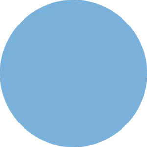 Simple blue dot used as a visual marker or point of focus